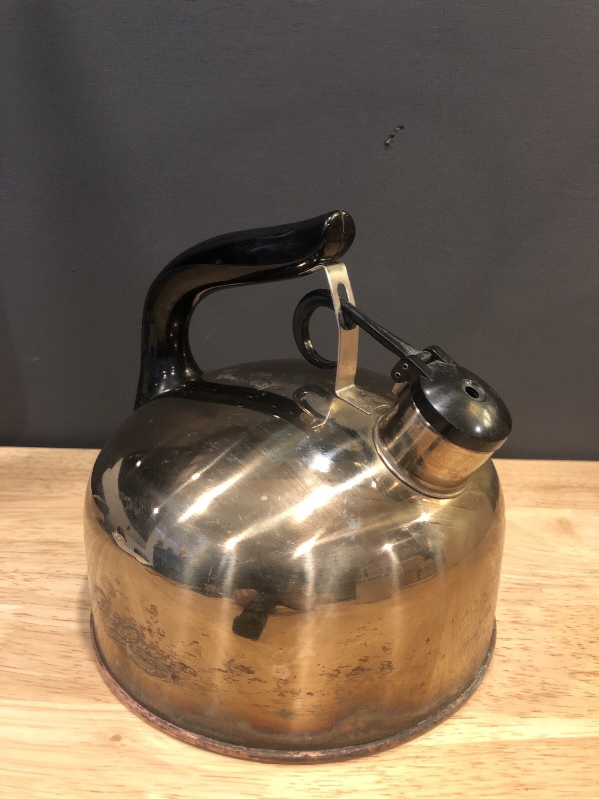 Paul Revere Tea Kettle Copper Bottom Stainless Steel Vintage eBay
