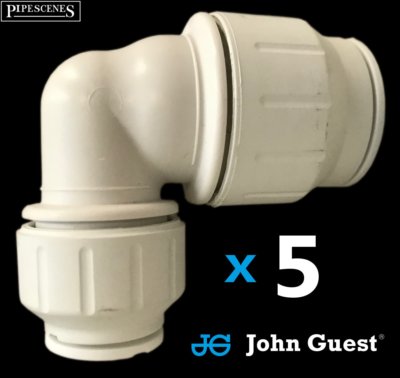 5 x 22 mm x 15 mm Reduzierbogen John Guest Speed Fit Reduzierbogen Quick Fit Push