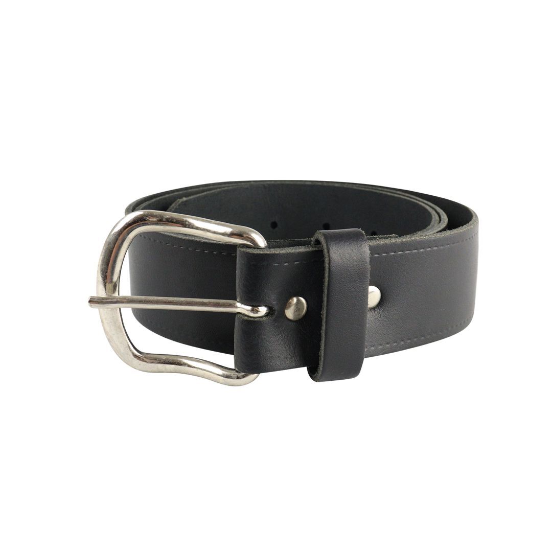 Leather Belt Ladies Black Elastic Belts Genuine Real Leather