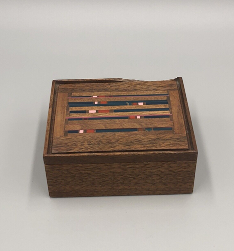Leer Robert McKeown California Arte Medios Mixtos Cloisonné Madera Incrustación Caja 1979 - Imagen 4 de 23