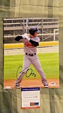 Chris Owings Signed Photo Arizona Diamondbacks PSA/DNA Y26099 Visalia Rawhide