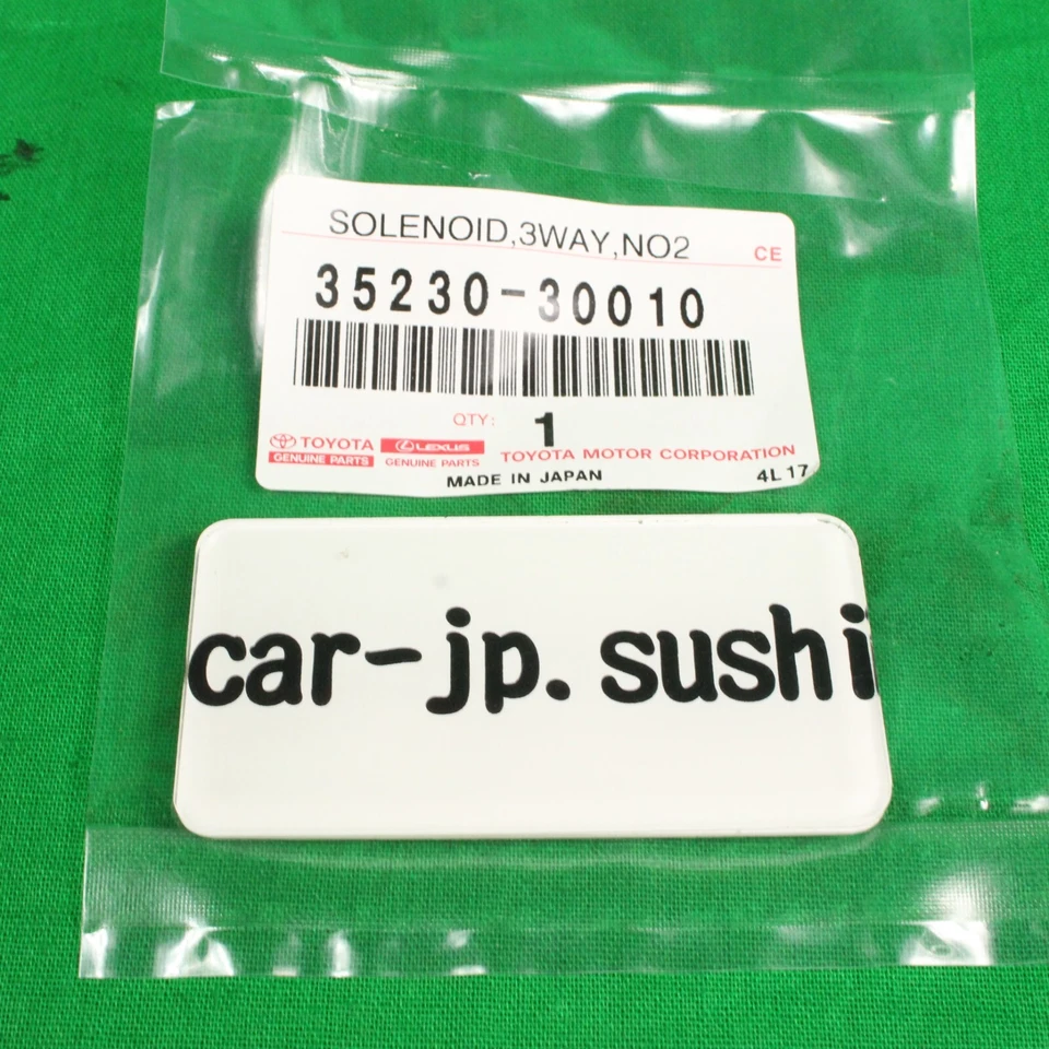TOYOTA LEXUS GENUINE GS300 IS300 LS400 SC400 SOLENOID Valve 3WAY No2 35230-30010 - Image 4 of 4