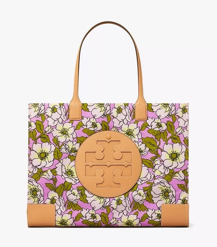 Ella printed top logo tote