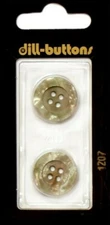 Dill Buttons ~ (1207) - 11/16" - 2 ct