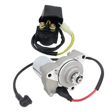 3 Bolt Starter for 110cc Dirt Bikes Go Karts ATVs Taotao Coolster with Relay