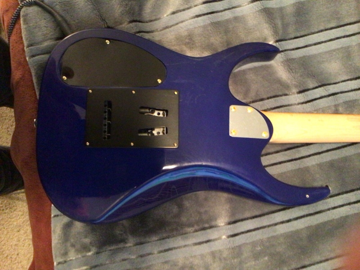 washburn mercury ss with HSS and art by JPel thee artist | eBay