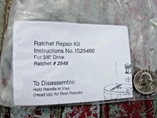 Craftsman Repair Kit #IS25480 for 3/8" drive ratchet #2548
