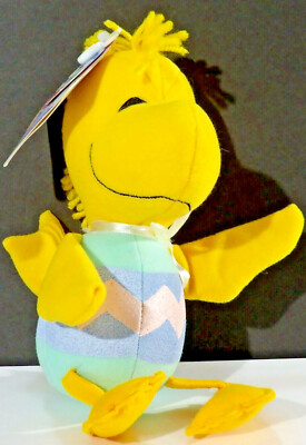 Peanuts 50th Celebration WOODSTOCK Easter Egg Plush 7'' Tall NWT