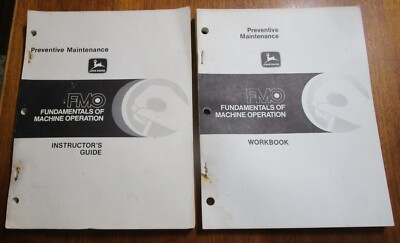 John Deere FMO Preventive Maintenance Student Workbook and Instructor's Guide