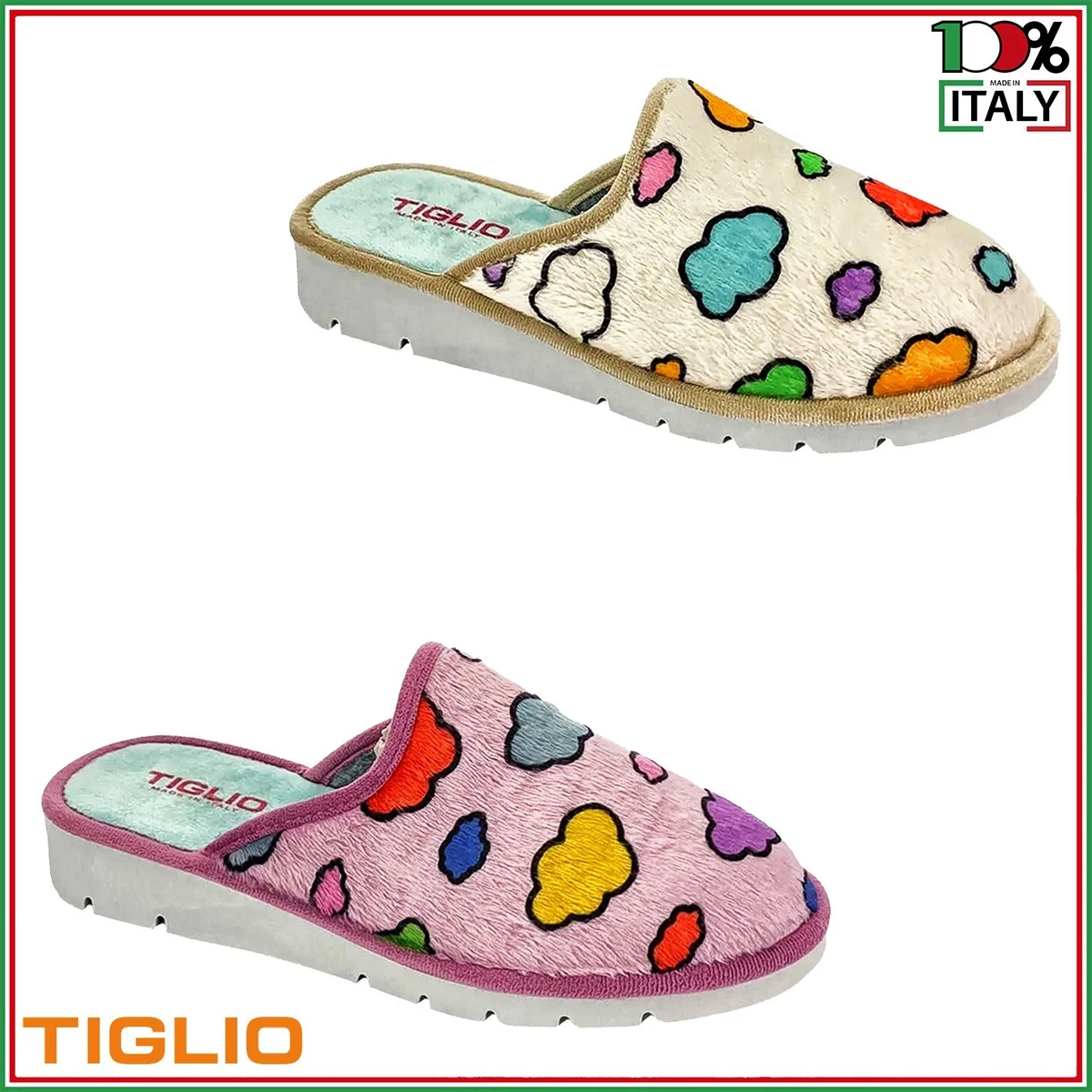 TGL Tiglio Pantofole Ciabatte Invernali Donna Art. 2355 Bronzo (39