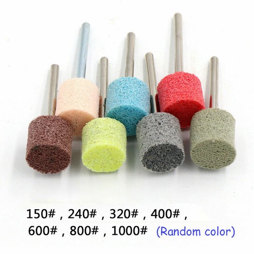 Nylonfaser-Polierscheibe 3mm Schaft-Schleifscheibe für Dremel 150 - 1000 Grit - Picture 2 of 5