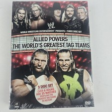 WWE Allied Powers The World's Greatest Tag Teams DVD 2009 NEW SEALED 3 Disc WWF