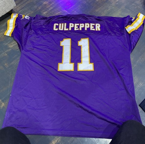 Vintage Champion Minnesota Vikings Dante Culpepper #11 Jersey Men's Size XXL 52 - Picture 2 of 5