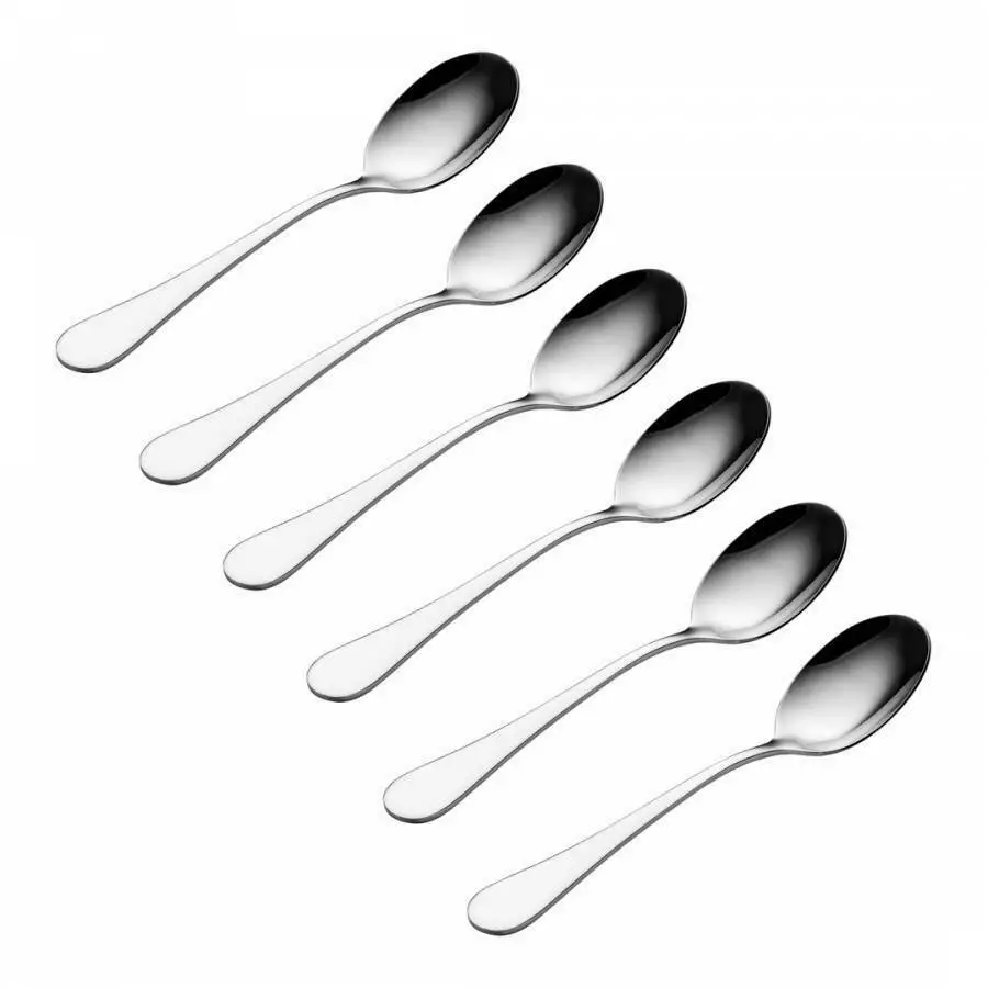 6pcs Teaspoons Stainless Steel Spoons Tea Spoon Set Teaspoon Silver Cutlery  UK