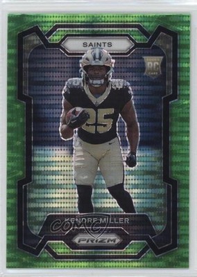 2023 Panini Prizm Rookies Neon Green Pulsar Kendre Miller #375 Rookie RC 2xd