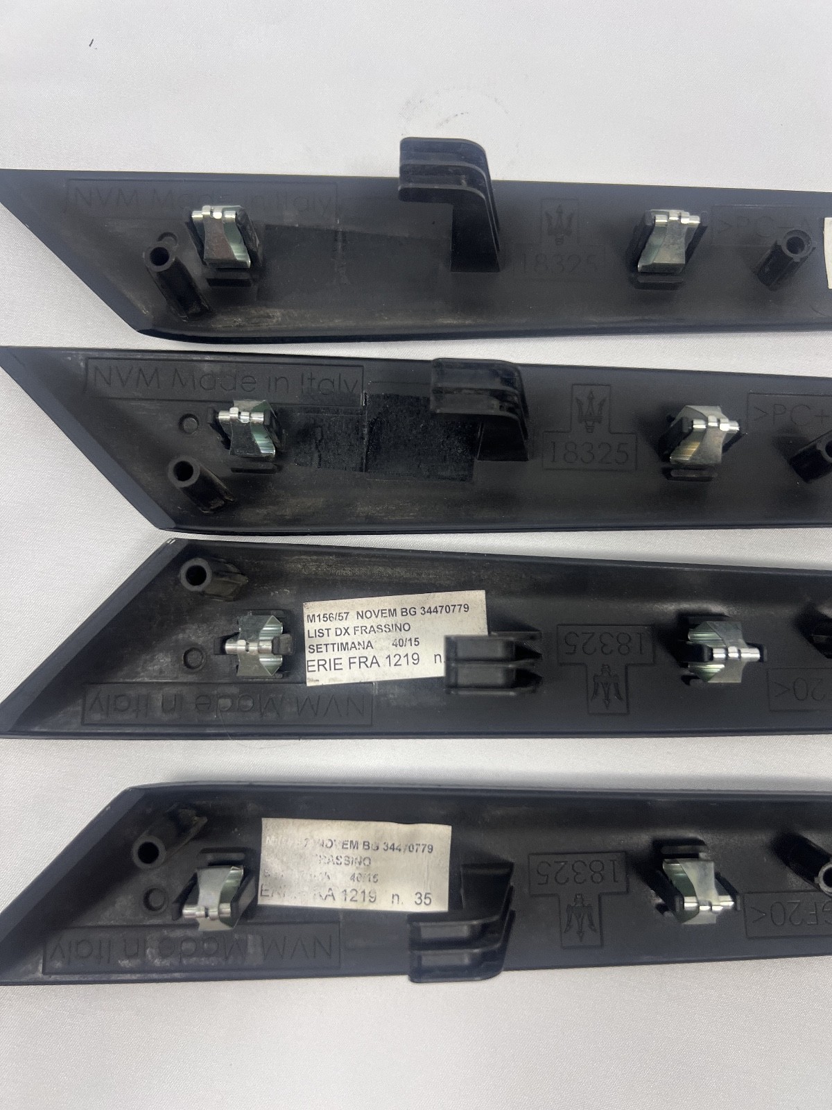 2014-2019 Maserati Ghibli Set 4 Door Trim Ash Wood 670012077 670011983 OEM