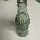 Vintage PAT 1923 Coca Cola Green Embossed Glass Bottle Pat.