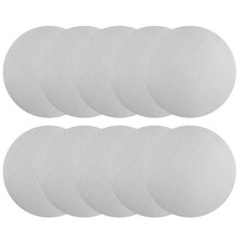 10 Pcs 7-Inch Aluminum Oxide White Dry Hook and Loop Sanding Discs 1000 Grit