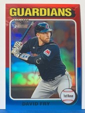 2024 Topps Heritage High Number David Fry #654 Chrome /699 (RC)
