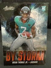 🔥Brian Thomas Jr. 2024 Absolute Orange Spectrum By Storm Rookie 11/75 Jaguars