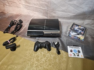 Sony PS3 Konsole Bundle CECHK03 Controller Kamera 3 Spiele getestet