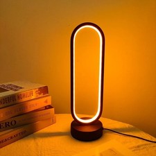 Bedside Lamp - LED Night Light with Ring Design - Three Color Dimming
