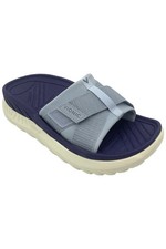 Vionic Women's Adjustable Recovery Slide Sandals Rebound Blue Mist