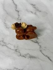 Small Cute Clay Moose Figurine
