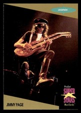 1991 Pro Set SuperStars MusiCards #18b Jimmy Page Set Break