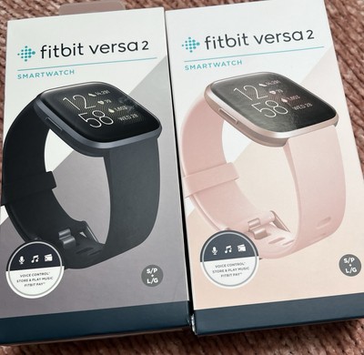 NEW Fitbit Versa 2 Health & Fitness Smartwatch Authentic Activity Tracker - S+L''