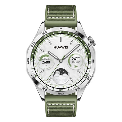 Huawei Watch GT4 46mm Smartwatch Grün - 1.43 Zoll, 466x466p, BT, NFC, GPS