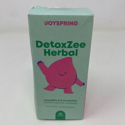 JoySpring DetoxZee Herbal Drops Raspberry 1 fl oz 30 mL
