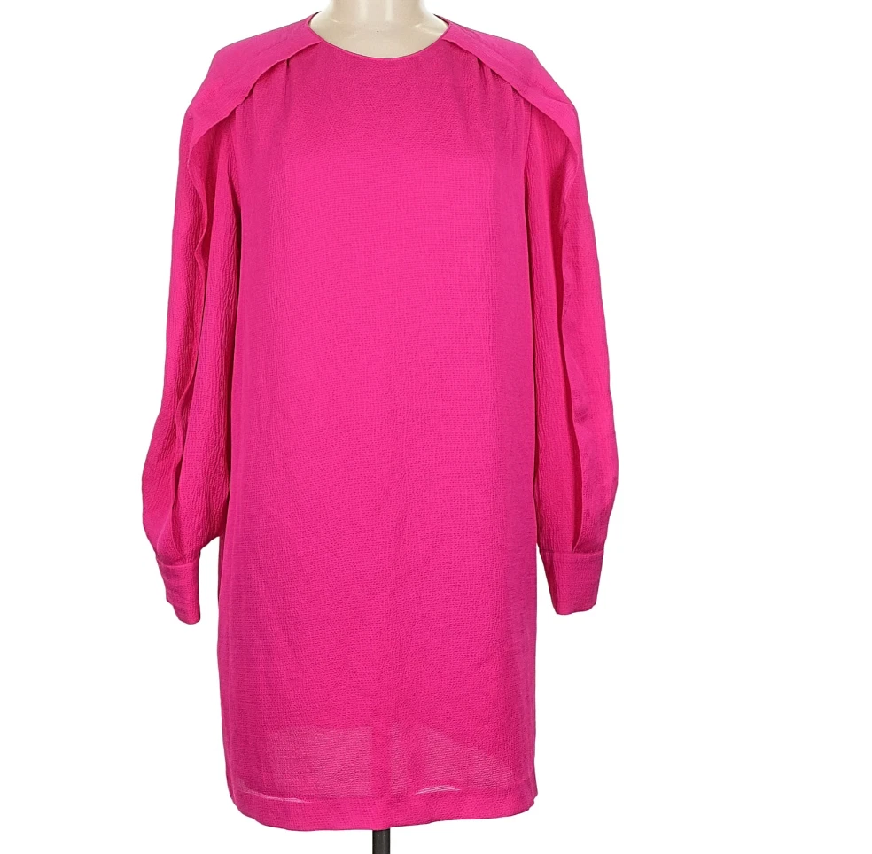 claudie pierlot pink dress CLAUDIE PIERLOT Pink Size US 6 Knee Length Dress