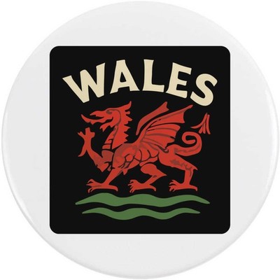 Button Pin Anstecker ''Walisische Flagge Motiv'' (BB055279)