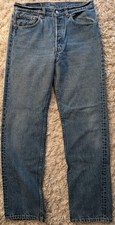 Levi's 501 Denim Jeans Vintage 90s, Size 32x31, Light Wash, Made in USA