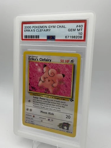 Pokémon Erika's Clefairy Gym Challenge #40/132 Regular PSA 10 LOW POP 7