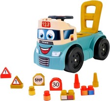 FEBER Rutscherauto Casual Made in Europe Schiebewagen  Lauflernhilfe Karton besc