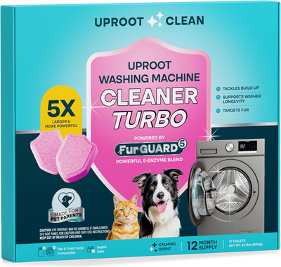 #ad Washing Machine Cleaner Tablets Turbo 5X Stronger 12 Pack for a 12 Month Sup $76.99