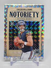 2024 Panini Mosiac Football Caleb Williams Notoriety Silver Mosiac Rookie #18