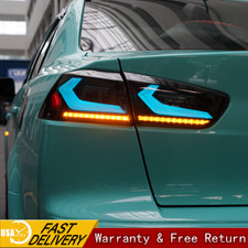 Pair Rgb Led Tail Lights For Mitsubishi Lancer Evo X 2008-2017 App Controlled