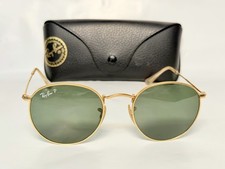 Ray-Ban RB3447 Sunglasses Round Metal Gold