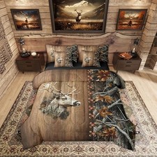 Elk 7 Piece Sheet Set Bed in A Bag Size Farmhouse Comforter King Brown White