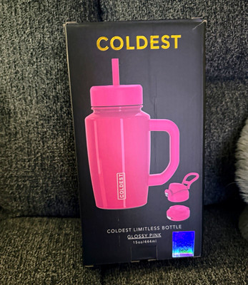 Coldest Limitless Bottle Glossy Pink 15oz 