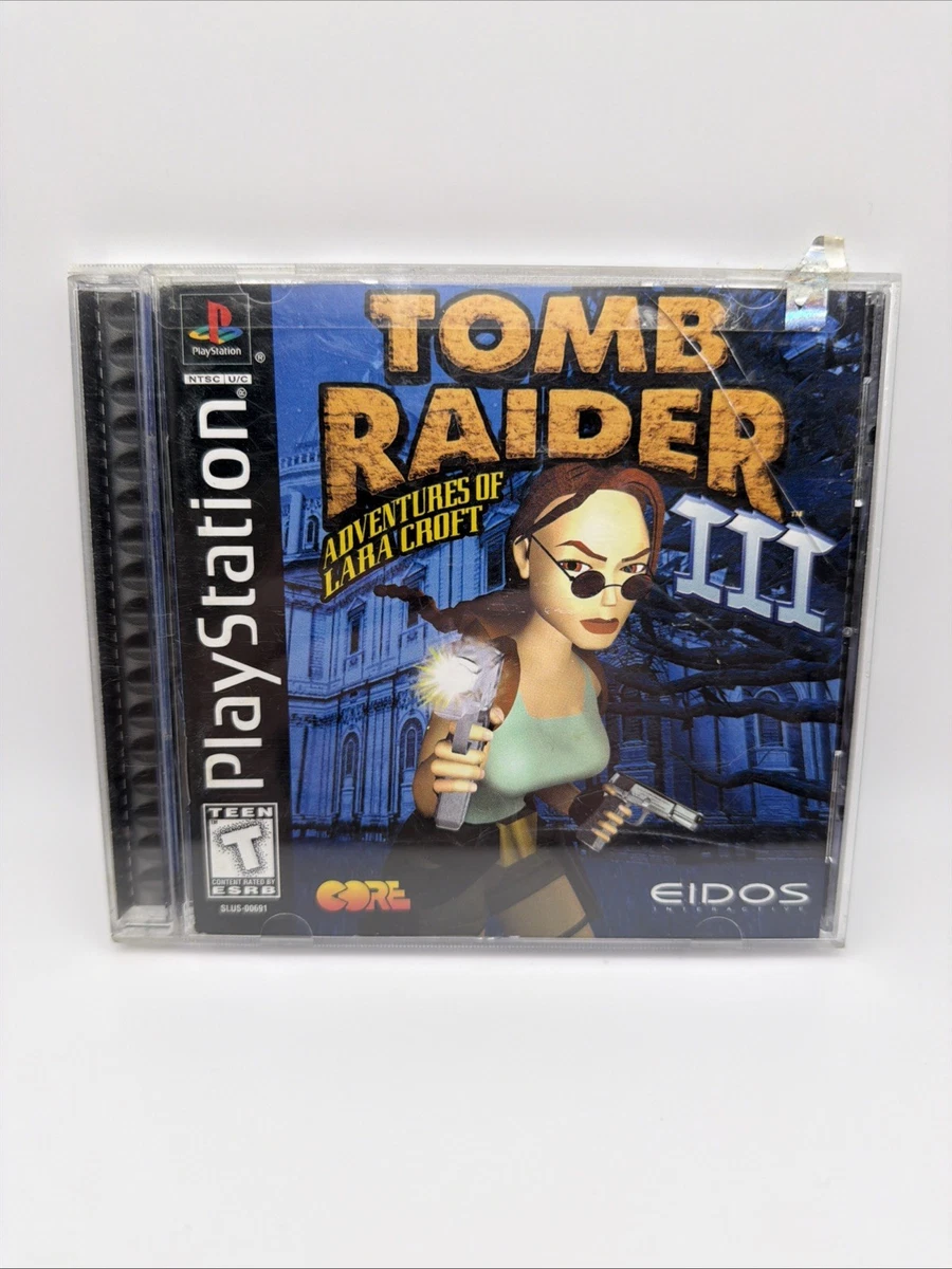 Sony playstation 1-tomb raider 3-jeu en loose