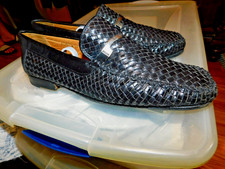 Bruno Magli, Men's Loafer Handmaid, Leather Size 11 Made In Italy