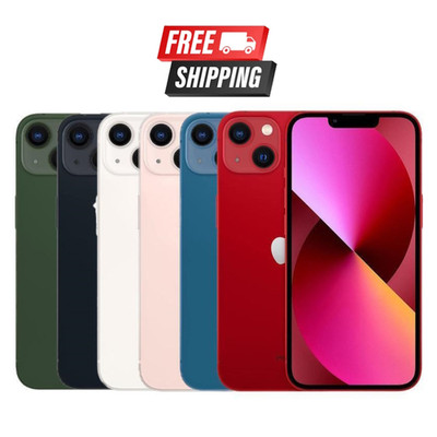 Apple iPhone 13 128GB Factory Unlocked Cricket 6.1-inch OLED Display