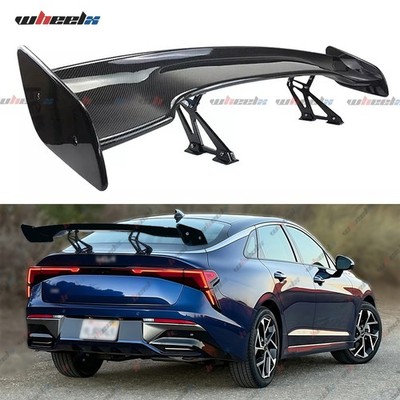 Carbon 57'' Rear Trunk Spoiler Racing GT PRO Wing For Audi A3 S3 RS3 A4 S4 A5 A6