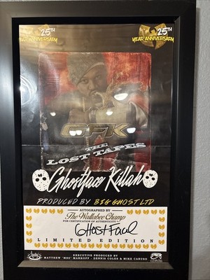 Ghostface Killah Signed Framed 13x19 Poster 