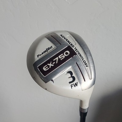 PowerBilt EX-750 3-Wood Fairway Regular Flex Golf Club w/ Head Cover