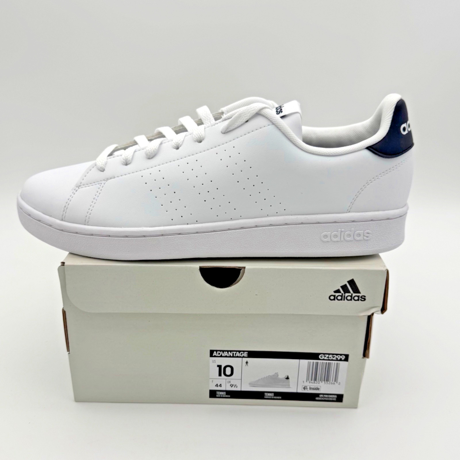 adidas Advantage White Legend Ink GZ5299 Men&rsquo;s Size 10 NEW